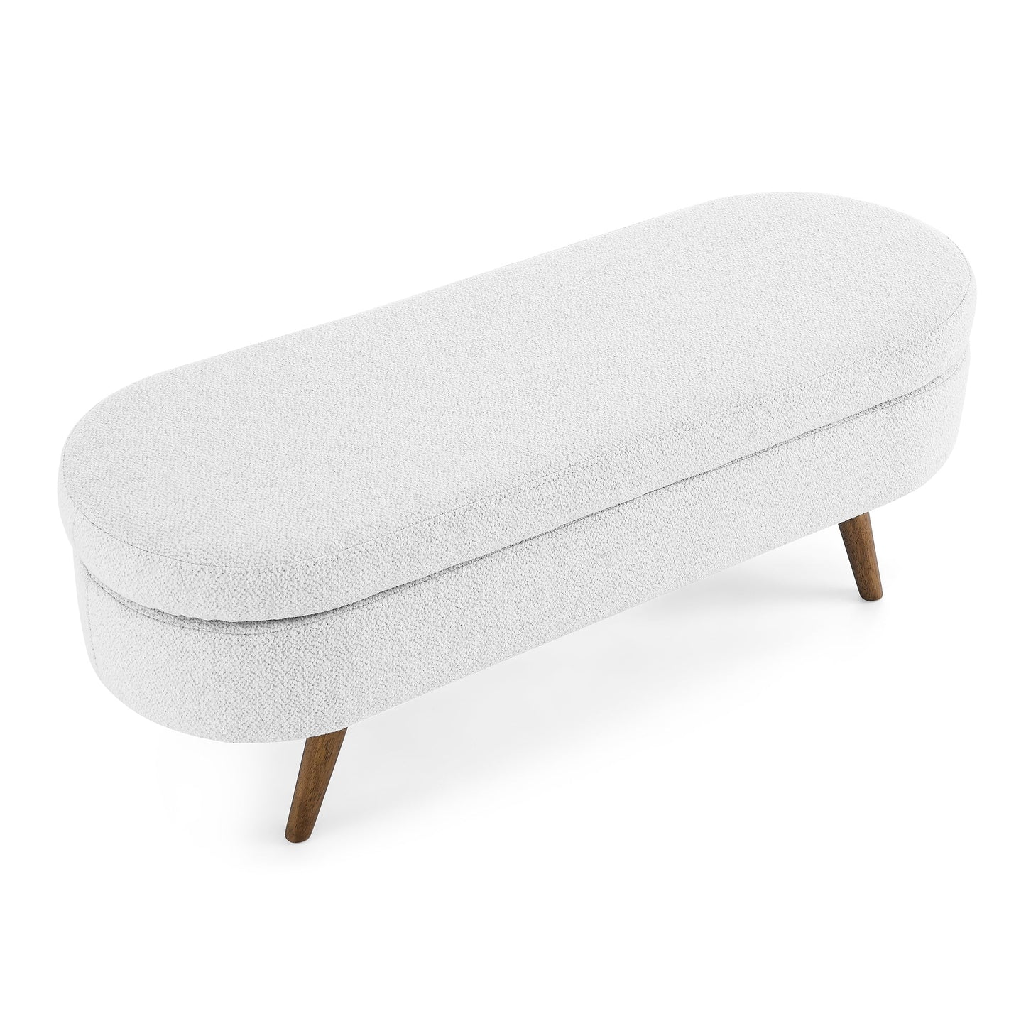 Ottoman Oval Storage Bench