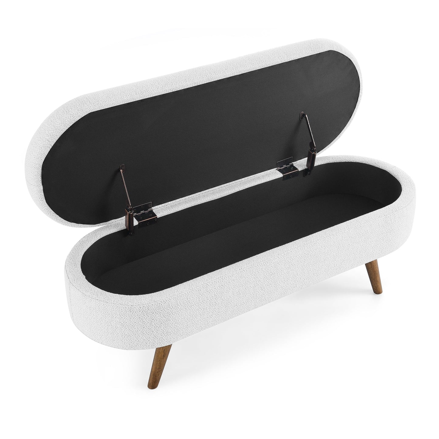 Ottoman Oval Storage Bench