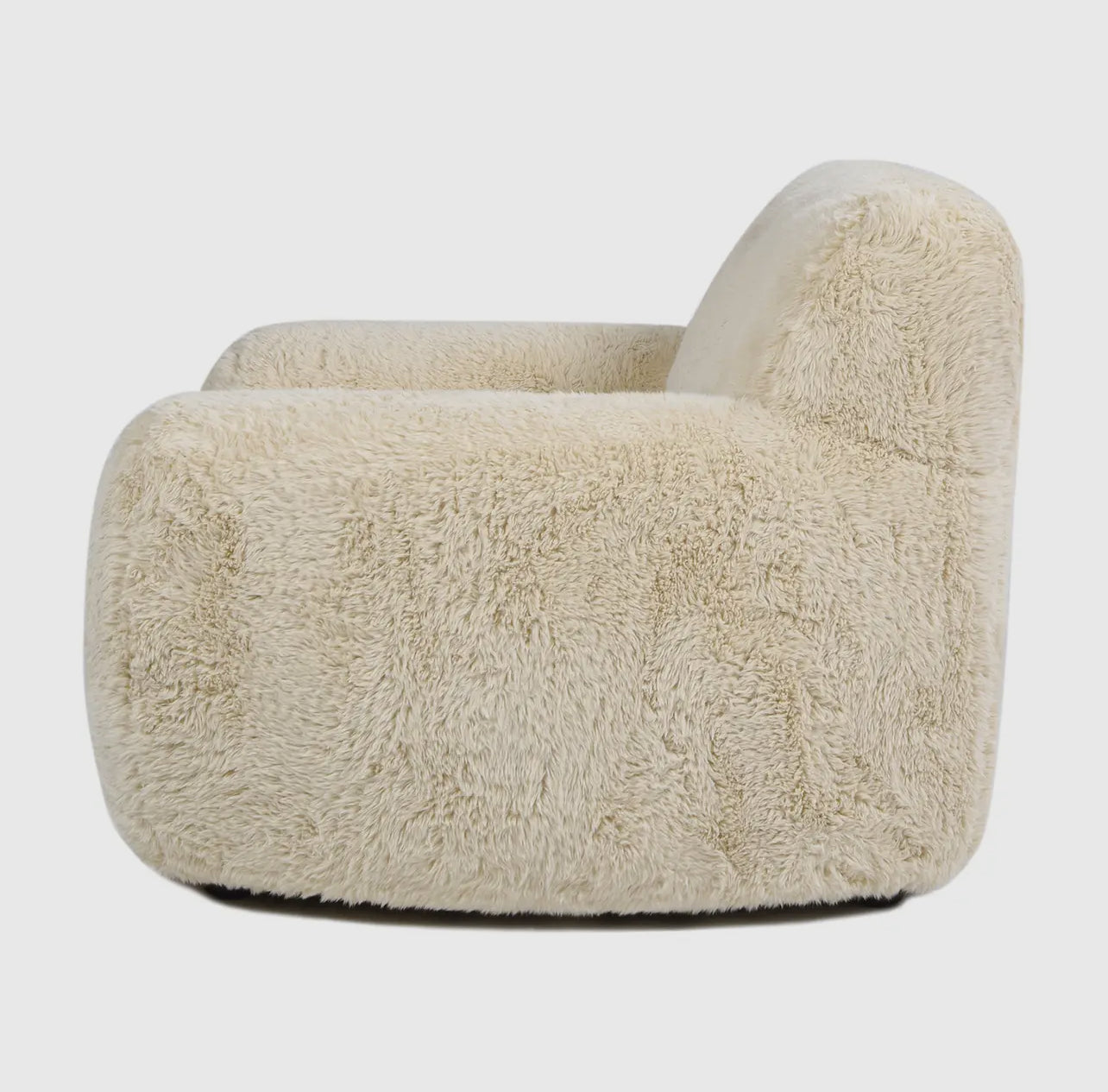 Summit 49” Faux Sheepskin Large Overstuffed Arm Chair