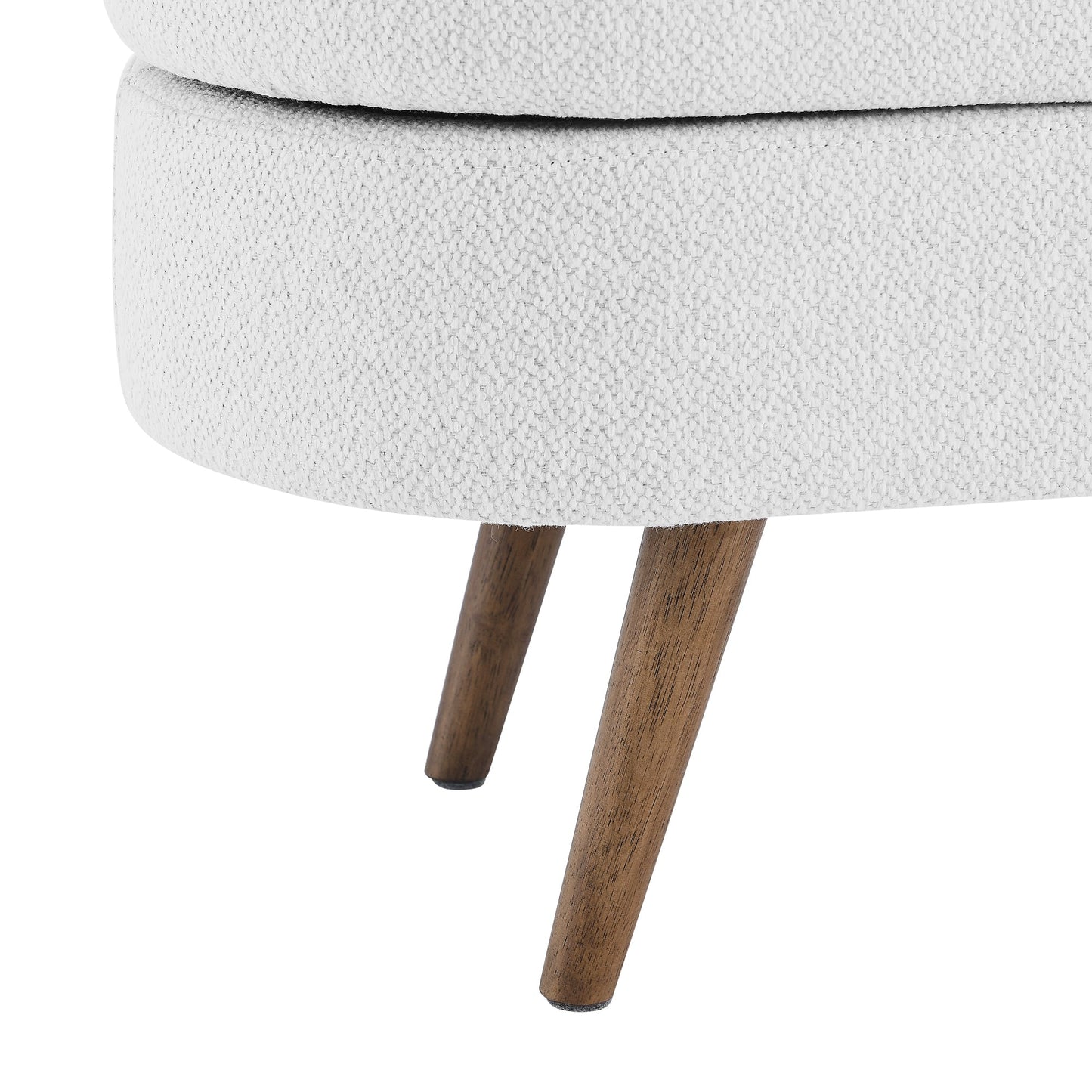 Ottoman Oval Storage Bench